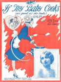 If My Baby Cooks, Jack Carroll, 1926