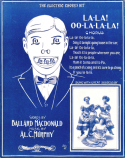 La-La! Oo-La-La-La!, Al C Murphy, 1909