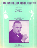 I Had Someone Else Before I Had You version 2, Jack Stanley, 1924