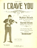I Crave You, Harold Bailey Dixon, 1920