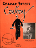 Charles Street Cowboy, Leonard E. Trout, 1925
