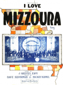 I Love Mizzoura, David H. Silverman; Mickey Kippel, 1924