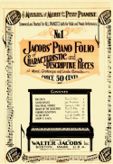 Jacob's Piano Folio Of Characteristic And Descriptive Pieces No. 1, (EXTRACTED)