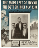 The More I See Of Hawaii The Better I Like New York, Archie Gottler, 1917