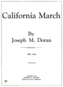 Calfornia March, Joseph M. Doran, 1924