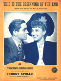 This Is The Beginning Of The End, Mack Gordon, 1940