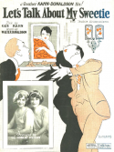 Let's Talk About My Sweetie, Walter Donaldson, 1926