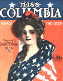 Miss Columbia, James C. Osborne, 1908