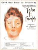Good, Bad, Beautiful Broadway, Will R. Anderson, 1918