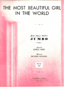 The Most Beautiful Girl In The World, Richard Rodgers, 1934