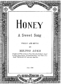 Honey, Milton Ager, 1920
