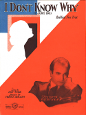 I Don't Know Why (I Just Do), Fred E. Ahlert, 1931