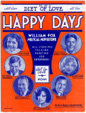 I'm On A Diet Of Love, Abel Baer, 1930