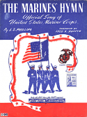 The Marines' Hymn version 3, L. Z. Phillips, 1919