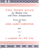 The Home Road, John Alden Carpenter, 1917