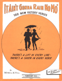 It Ain't Gonna Rain No Mo' version 2, Wendell W. Hall, 1922