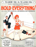 To Know You Is To Love You, Bud G. De Sylva; Lew Brown; Ray Henderson, 1928