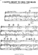 I Gotta Right To Sing The Blues, Harold Arlen, 1932