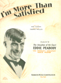 I'm More Than Satisfied version 1, Thomas "Fats" Waller, 1927