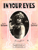 In Your Eyes, Edwin Bernard, 1920
