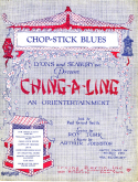 Chop-Stick Blues, Arthur Johnston, 1927