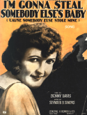 I'm Gonna Steal Somebody Else's Baby, Seymour B. Simons, 1923