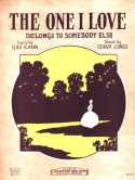 The One I Love version 1, Isham E. Jones, 1924