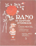 Rano, Louis Mentel, 1913