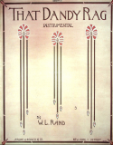 That Dandy Rag, W. J. Rand, 1912