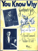 You Know Why, Harold Leonard; Walter H. Fett, 1923