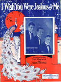 I Wish You Were Jealous Of Me, Earl Haubrich; Glen Rowel, 1926