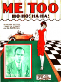 Me Too, Harry Woods; Charles Tobias; Al Sherman, 1926