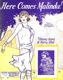 Here Comes Malinda, Benny Davis; Harry Akst, 1926