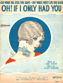 Oh! If I Only Had You, Cliff Friend, 1926
