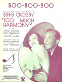 Boo Boo Boo, Arthur Johnston; Sam Coslow, 1933