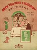 When You Dunk A Doughnut, Cliff Hess, 1926