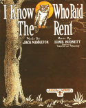 I Know Who Paid The Rent!, Ernie Burnett, 1914