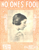 No One's Fool, Phil Furman; Fred Rose, 1921