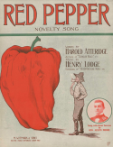 Red Pepper (song), Henry Lodge, 1911