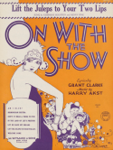 Lift The Juleps To Your Two Lips, Harry Akst, 1929