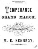 Temperance Grand March, M. C. Kennedy