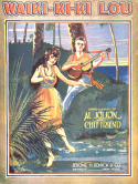 Waiki-Ki-Ki Lou, Al Jolson; Cliff Friend, 1920