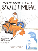 Thats What I Call Sweet Music, Pete Wendling, 1929