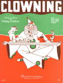 Clowning, Sidney A. Peters, 1924