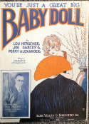 You're Just A Great Big Baby Doll, Louis Herscher; Joe Darcy; Perry Alexander, 1928