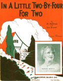 In A Little Two By Four For Two, Al Hoffman; George Walter Brown, 1928