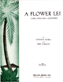 A Flower Lei, Johnny Noble; Bert Carlson, 1929