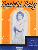 Bashful Baby, Abner Silver, 1929