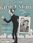 Oh! Oh! Oh! What A Night, Benny Davis; Jesse Greer, 1926
