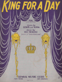 King For A Day, Ted Fiorito, 1928